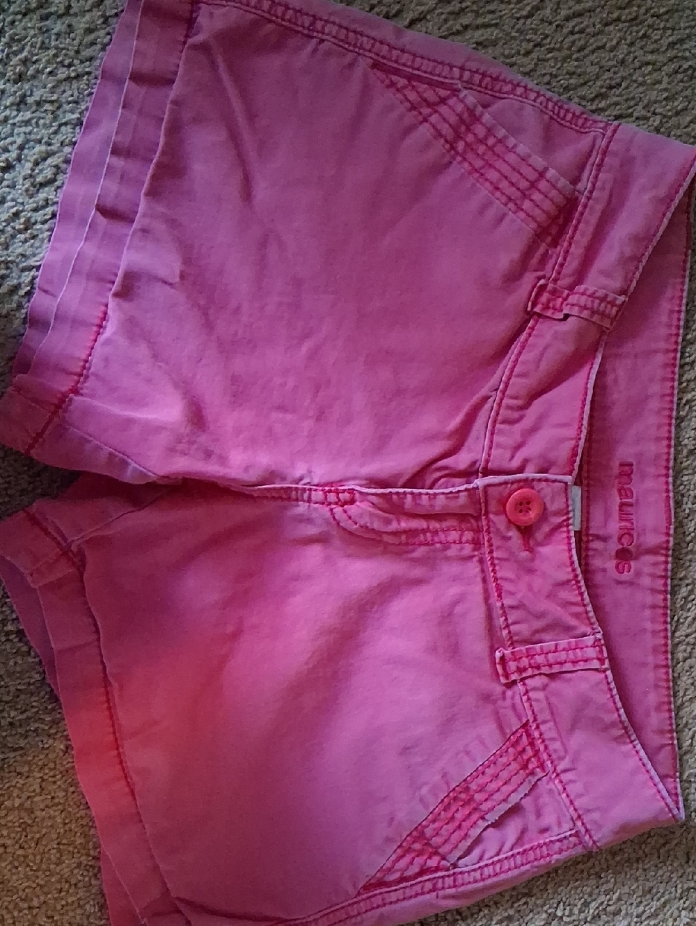 Maurices Bright Pink  Women's Cotton Shorts